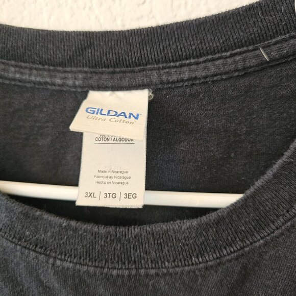 Funny Rooster Black T Shirt Men's Size 3XL The Dock Farm Shirt Chicken Lovers - Picture 3 of 7